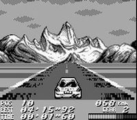 une photo d'Ã©cran de V-Rally Championship Edition sur Nintendo Game Boy